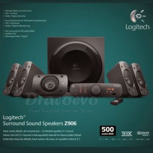  Logitech Z906 5.1 Surround Sound Speaker System
